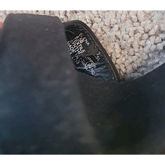 Lauren Ralph Lauren Elena Black Espadrille Wedge Sandal Women’s 8.5 GUC - Picture 8 of 10